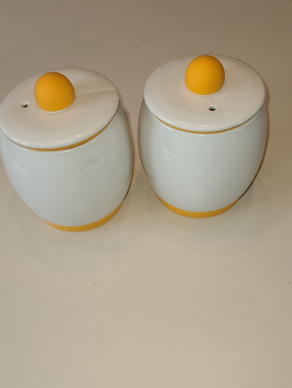 Eggstatic Ceramic Microwave Egg Cookers-Set of 2